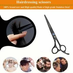 FUIENKO 6 Zoll Schneiden Verdünnung Styling Werkzeug Haar Schere Edelstahl Salon Friseur Scheren Regelmäßige Flache Zähne Klingen,Black,Spanien 9 FUIENKO 6 Zoll Schneiden Verdünnung Styling Werkzeug Haar Schere Edelstahl Salon Friseur Scheren Regelmäßige Flache Zähne Klingen,Black,Spanien -Angebote Schneidwerkzeug Store 67131385 5