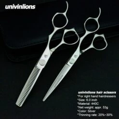 Fuienko 6 "Janpan Stahl Professional Hair Schneiden Schere Friseure Hair Ausdünnung Schere Friseure Friseur Schere Kit,6003 Kit Case -Angebote Schneidwerkzeug Store 67131403 4