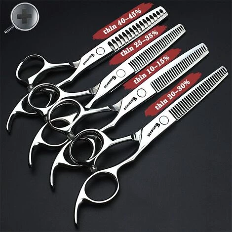 FUIENKO 6 Zoll Professionelle Friseur Barber Friseur Haarschnitt Verdünnung Set Haar Schere Cut Und Dünne Anti-slip Und Tragen-beständig,6.5 Inch 3PC 3 FUIENKO 6 Zoll Professionelle Friseur Barber Friseur Haarschnitt Verdünnung Set Haar Schere Cut Und Dünne Anti-slip Und Tragen-beständig,6.5 Inch 3PC – Bild 3