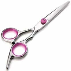 FUIENKO Professionelle 6,0 Zoll 4cr Haar Schere Schneiden Barber Makas Haar Scissor Salon Scisors Ausdünnung Schere Friseur Schere,pink Cutting