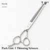 FUIENKO A8000 5.5 ''6'' 7'' Links Hand Friseur Schere Schneiden Scheren Verdünnung Schere Professional Hair Schere Friseure Shop,A8000 YinYin T 70N
