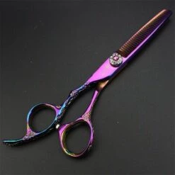 FUIENKO 6 Zoll Linkshänder Professional Hair Edelstahl Schere Friseur Schere Barber Schere Schere,Left Hand Cutting -Angebote Schneidwerkzeug Store 67131423 4