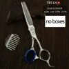 FUIENKO Titan Friseur Schere Friseur Schere 6,0 Zoll Schneiden Verdünnung Barber-tool,A630V NO BOXES 1PC
