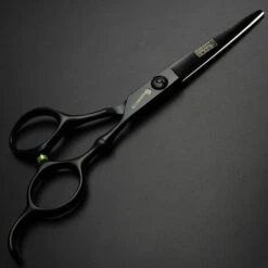 FUIENKO Schwarz Bambus Haar Schneiden Japan 6 "440c Stahl Schere Friseur Kits Clipper Friseur Schere Haar Scheren Barber Scissor,6 Inch Willow -Angebote Schneidwerkzeug Store 67131454 5
