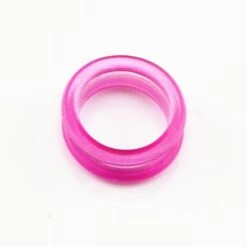 FUIENKO 10 Stücke Professionelle Silica Gel Haar Schere Ring Schneiden Barber Schleife Scissor Kreis Ausdünnung Schere Friseur Schere Ringe,Lila -Angebote Schneidwerkzeug Store 67131463 3