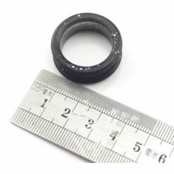 FUIENKO 10 Stücke Professionelle Silica Gel Haar Schere Ring Schneiden Barber Schleife Scissor Kreis Ausdünnung Schere Friseur Schere Ringe,Lila -Angebote Schneidwerkzeug Store 67131463 5