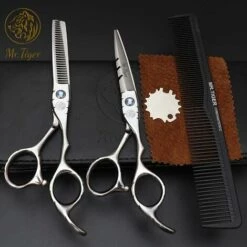 FUIENKO Hot 5,5 6,0 Friseur Schere Haare Schneiden Schere Friseur Ausdünnung Schere Schere Haar Cut Für Friseur,6.0 Set Case1 HSKK -Angebote Schneidwerkzeug Store 67131467 3