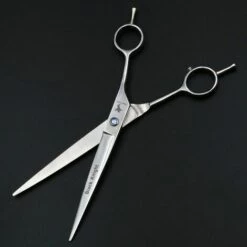 FUIENKO SCHWARZ RITTER Professionelle 7 Zoll Haar Schere Barber Friseur Schneiden Schere Pet Schere Für Linke Hand Und Die Rechte Hand,1 Pcs -Angebote Schneidwerkzeug Store 67131478 4