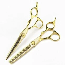 FUIENKO Professionelle 6 ''Gold Damaskus Cut Haar Schere Blume Schraube Schneiden Barber Werkzeuge Haarschnitt Ausdünnung Schere Friseur Schere,cutting -Angebote Schneidwerkzeug Store 67131480 4
