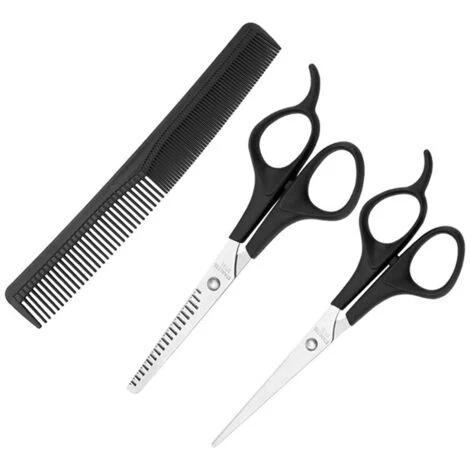 FUIENKO 3PCS Friseur Schere 6 Zoll Schere Für Schneiden Dünner Werdendes Haar Kamm Friseur Zubehör Salon Friseur Schere,Scissors Set 1 FUIENKO 3PCS Friseur Schere 6 Zoll Schere Für Schneiden Dünner Werdendes Haar Kamm Friseur Zubehör Salon Friseur Schere,Scissors Set