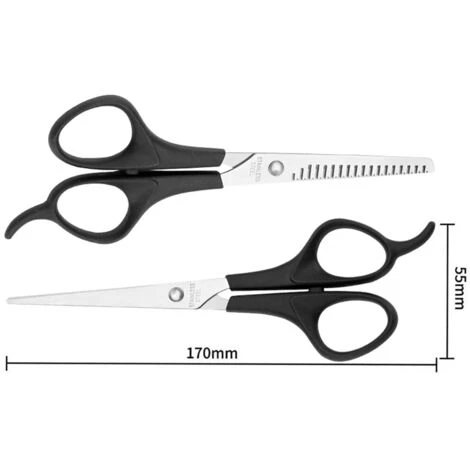 FUIENKO 3PCS Friseur Schere 6 Zoll Schere Für Schneiden Dünner Werdendes Haar Kamm Friseur Zubehör Salon Friseur Schere,Scissors Set 3 FUIENKO 3PCS Friseur Schere 6 Zoll Schere Für Schneiden Dünner Werdendes Haar Kamm Friseur Zubehör Salon Friseur Schere,Scissors Set – Bild 3