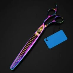 FUIENKO 8,0 Zoll Pet Barber Zubehör High-end Edelstein Zahn Ausdünnung Schere Pet Pflege Schere,7 Inch -Angebote Schneidwerkzeug Store 67131509 5