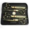 Fuienko 7 Zoll Friseur Schere Für Friseur Japanischen Friseur Schere Set Ausdünnung Haar Schneiden Scheren Set,7 Inch 4PC