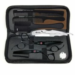 FUIENKO Haar Schneiden Ausdünnung Schere Friseur Haarschnitt Set Professionelle Scheren Salon Haar Schere 6.0 "Haar Schere,leather Case Set -Angebote Schneidwerkzeug Store 67131516 4