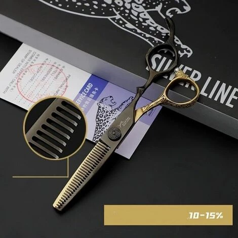 FUIENKO HoT 6,0 Zoll Professional Hair Schere Friseur Schere Verringerung Scissor Styling Werkzeug Barber Scher Friseur,BIG 4 FUIENKO HoT 6,0 Zoll Professional Hair Schere Friseur Schere Verringerung Scissor Styling Werkzeug Barber Scher Friseur,BIG – Bild 4