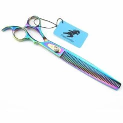 FUIENKO 8 Zoll Regenbogen Hund Pet Ausdünnung Schere Feine Zahn Grooming Schere Professional Pet Schere Hohe Qualität Haar Schneiden Schere,thinning Only -Angebote Schneidwerkzeug Store 67131522 3