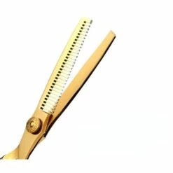 FUIENKO Professionelle 6 & 5,5 Zoll Deutschland 440c Goldene Cut Haar Schere Set Schneiden Barber Make-up Ausdünnung Schere Friseur Schere,1 -Angebote Schneidwerkzeug Store 67131526 4