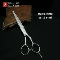 FUIENKO Titan 6,0 Zoll Friseur Schere Schneiden Salon Barber-tool Japan Vg10 Stahl Kostenloser Versand,TFP60