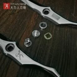 FUIENKO Titan 6,0 Zoll Friseur Schere Schneiden Salon Barber-tool Japan Vg10 Stahl Kostenloser Versand,TFP60 -Angebote Schneidwerkzeug Store 67131527 3