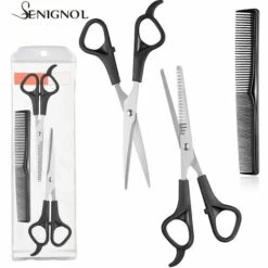 FUIENKO SENIGNOL 3PCS Friseur Schere Haare Schneiden Friseur Set Styling Werkzeug Friseur Kamm Friseur Zubehör