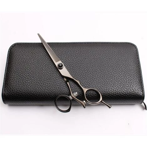 FUIENKO 6 "17,5 Cm 440C Angepasst Logo Schwarz Professionelle Barber Shop Schneiden Scheren Verdünnung Schere Haar Schere Swivel Griff C9019,C9019 Hei C 6N 4 FUIENKO 6 "17,5 Cm 440C Angepasst Logo Schwarz Professionelle Barber Shop Schneiden Scheren Verdünnung Schere Haar Schere Swivel Griff C9019,C9019 Hei C 6N – Bild 4