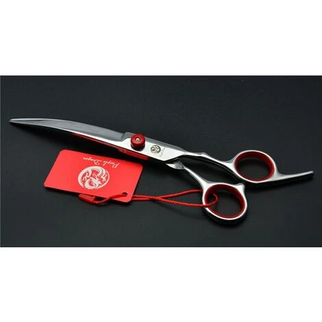 FUIENKO 7 Zoll 19,5 Cm 62HRC Professionelle Hunde Katzen Haustiere Haar Scheren Friseur Schere Schneiden Schere Gebogen Unten Gebogene Schere Z4001,Black Screw Add Case 3 FUIENKO 7 Zoll 19,5 Cm 62HRC Professionelle Hunde Katzen Haustiere Haar Scheren Friseur Schere Schneiden Schere Gebogen Unten Gebogene Schere Z4001,Black Screw Add Case – Bild 3