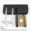 Japan Haar Schere Set Silber 5,5 ZOLL 6 ZOLL Friseur Schere Haare Schneiden Schere Sehr Sharp Fuienko NEUE,Set No Razor 6INCH