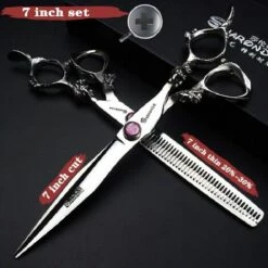 6/7 Zoll Japanischen Fuienko 440c Heißer Verkauf Friseur Schere Für Schönheit Salon Friseur Schere Feine,6 Inch Thin -Angebote Schneidwerkzeug Store 67131571 3