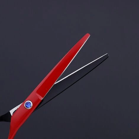 FUIENKO Professionelle Japan 440c 6 ''Blume Griff Rot & Schwarz Haar Schere Haarschnitt Verdünnung Barber Schneiden Scheren Friseur Schere,set 2 FUIENKO Professionelle Japan 440c 6 ''Blume Griff Rot & Schwarz Haar Schere Haarschnitt Verdünnung Barber Schneiden Scheren Friseur Schere,set – Bild 2