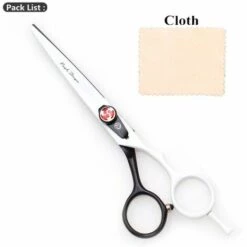 FUIENKO Friseur Scissor 5.5 "Lila Drachen Japan Edelstahl 1018# Haar Schneiden Schere Ausdünnung Schere Friseur Schere,1018 Bai-C-5.5N