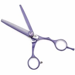 FUIENKO Friseur Scissor 5.5 "Lila Drachen Japan Edelstahl 1018# Haar Schneiden Schere Ausdünnung Schere Friseur Schere,1018 Bai-C-5.5N -Angebote Schneidwerkzeug Store 67131631 3