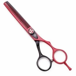 FUIENKO Friseur Scissor 5.5 "Lila Drachen Japan Edelstahl 1018# Haar Schneiden Schere Ausdünnung Schere Friseur Schere,1018 Bai-C-5.5N -Angebote Schneidwerkzeug Store 67131631 4
