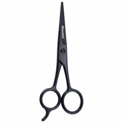 FUIENKO Bluezoo Schwarz 12,2 Cm Gesichts Haar Nase Haar Bart Augenbrauen Edelstahl Friseur Schere Barber Schere,Black
