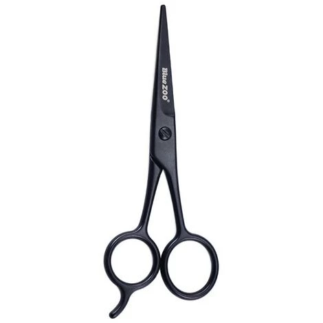 FUIENKO Bluezoo Schwarz 12,2 Cm Gesichts Haar Nase Haar Bart Augenbrauen Edelstahl Friseur Schere Barber Schere,Black 1 FUIENKO Bluezoo Schwarz 12,2 Cm Gesichts Haar Nase Haar Bart Augenbrauen Edelstahl Friseur Schere Barber Schere,Black