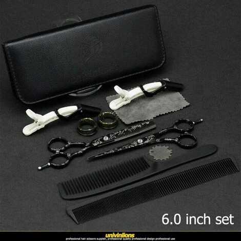 Fuienko 5.5 "6" Professional Salon Schere Barber Scisors Japan Friseur Schere Coiffeur Japanischen Haar Schneiden Scheren,6 Inch Case Set 1 Fuienko 5.5 "6" Professional Salon Schere Barber Scisors Japan Friseur Schere Coiffeur Japanischen Haar Schneiden Scheren,6 Inch Case Set