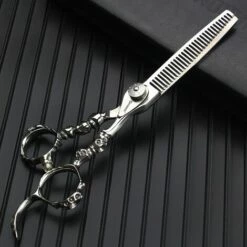 FUIENKO 6 "Professional Friseur Schere 440c Edelstahl Sharp Schere Set Schneiden Ausdünnung Schere Haarschnitt Artefakt Axt Schere,6 Inch Set -Angebote Schneidwerkzeug Store 67131717 3