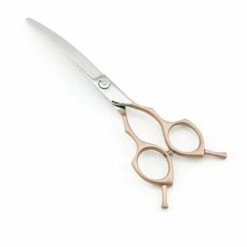 Professional Pet Hund Pflege Schere 6,5 Zoll Hund Schere Gebogene Schere Lila Rot Schwarz Blau Goldene Fuienko HIGH CLASS NEUE,Golden 6.5INCH