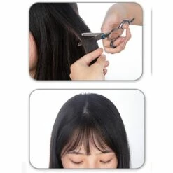 FUIENKO Friseur Schere Schneiden Schere Dünner Schere Haarschnitte 6Inch Frauen Pony Artefakt Selbst-Cut Haushalt Haarschnitt Schere,Thinning Scissors -Angebote Schneidwerkzeug Store 67131729 3