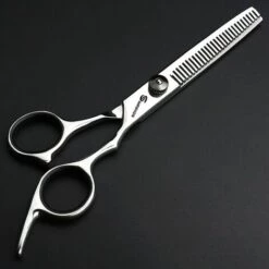FUIENKO Japan 440c Friseur Schere Drachen Griff Haar Schere 5.5/6/7 Zoll Friseur Schere Schneiden Werkzeug,6inch Thin