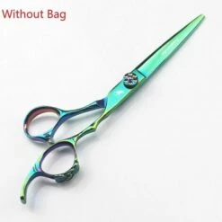 Fuienko 6 Inch Japan 440C Professionelle Salon Friseur Schere Grün Haar Schere Friseur Barber Schere,238C Without Bag