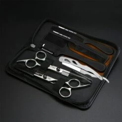 FUIENKO Professionelle Japan 440C 6'' Haar Schere Haarschnitt Scissor Verdünnung Barber Schneiden Scheren Friseur Schere Barbershop Set,cutting And Thinning -Angebote Schneidwerkzeug Store 67131812 4