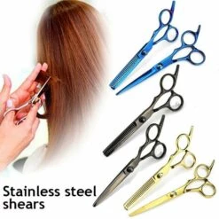 FUIENKO 1 Stücke Friseur Schere Haare Schneiden Salon Scissor Thining Scher Haar Styling Werkzeuge Haar Dressing Scissor,6 Inch 01 -Angebote Schneidwerkzeug Store 67132066 4