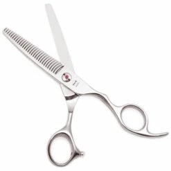 Haar Schere 6 ''Fuienko JP Stahl Roten EDELSTEIN Friseur Schere Schneiden Scheren Verdünnung Scheren Haar Schere Geweih Zahn A2003,A2003 Yin C 6N -Angebote Schneidwerkzeug Store 67132471 5