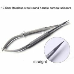 FUIENKO 12,5 Cm Edelstahl Runde Griff Gerade Hornhaut Schere