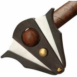 PERLE RARE Zigarrenschneider Aus Holz, Zigarrenschneider Aus Edelstahl, Spezielle Zigarrenschneider, Scharfe Tragbare Zigarrenschere Aus Ebenholz