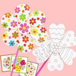 MONLY Windmühle Spielzeug, 8 Stück DIY Papierwindmühle Windmühle Zum Zeichnen Und Dekorieren Für Kinder -Angebote Schneidwerkzeug Store 67667841 4