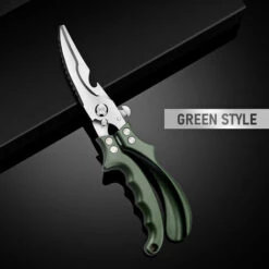 HAPPYSHOPPING Küchenschere Hochleistungs-Küchenschere Edelstahl-Küchenschere Für Fleisch, Huhn, Truthahn, Mehrzweck, Spülmaschinenfest, Grün -Angebote Schneidwerkzeug Store 67709876 3