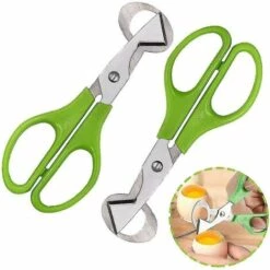 PERLE RARE 2 Stück Wachtelschere, Eierschere Aus Edelstahl, Eierschere Für Wachteleier, Vogeleierschere, Eierschere Aus Edelstahl, Eierschneider