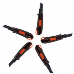 WURTH 5 X Würth Cutter Universal Messer Cuttermesser Teppichmesser 3 Klingen 2K"-"071566