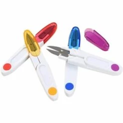 JUNJUN Nähschere Fadenschneider Mit Kunststoffgriff; Kleine Fadenschere Für Kreuzstich, Reisen, Schneider, Angelgarn, Stickerei, Heimwerkerbedarf (4 Stück 4 Farben) -Angebote Schneidwerkzeug Store 68013020 3